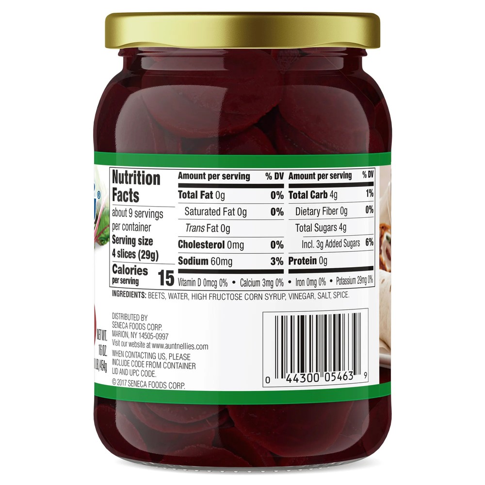 Sliced Pickled Beets Aunt Nellies
