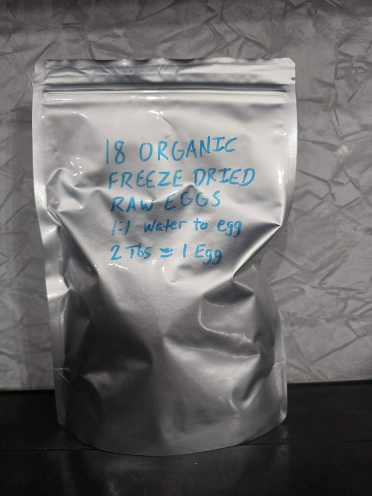 18 Organic Non Gmo Freeze Dried Eggs