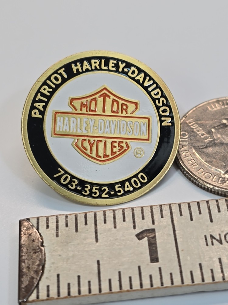 Patriot Harley Davidson Lapel Pin