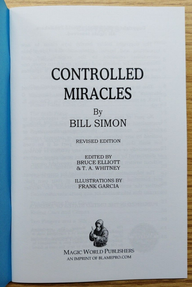 Controlled Miracles by Bill Simon