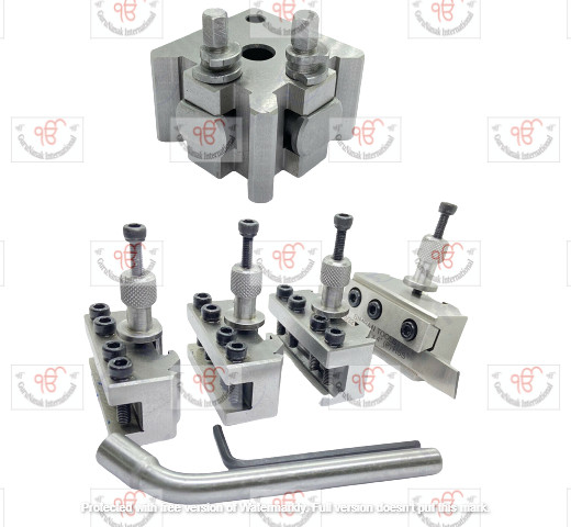 Quick Change Toolpost Set 5 Pieces Set T37 in high quality..