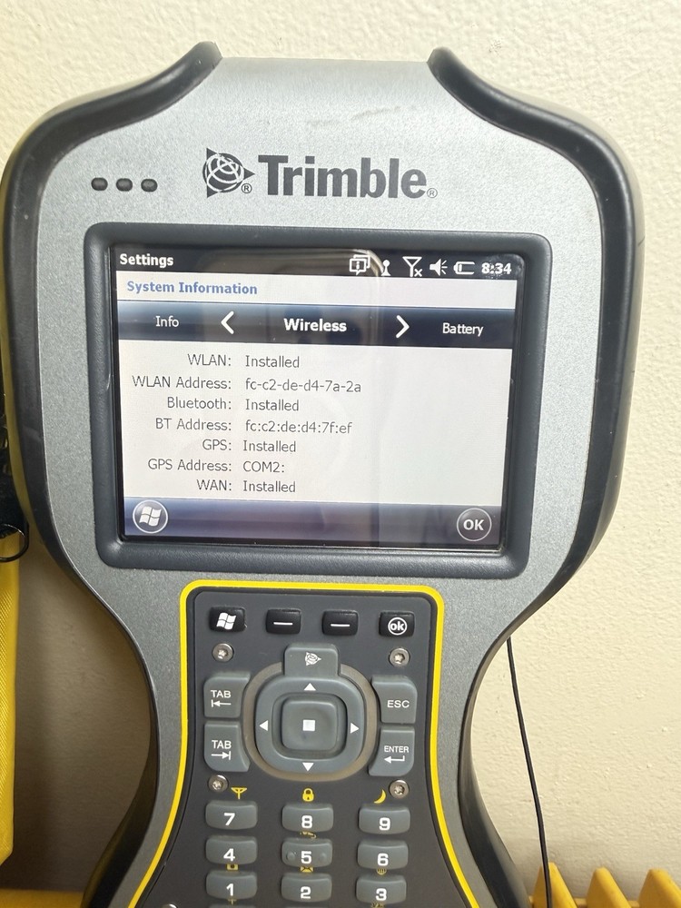 Trimble R8 Model 2GPS Base Rover RTK System 450-470MHz / Trimble TSC3 Controller