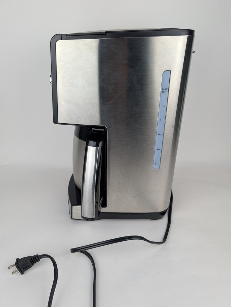 Cuisinart 12 Cup Programmable Thermal Coffeemaker Black/Silver DCC-3700