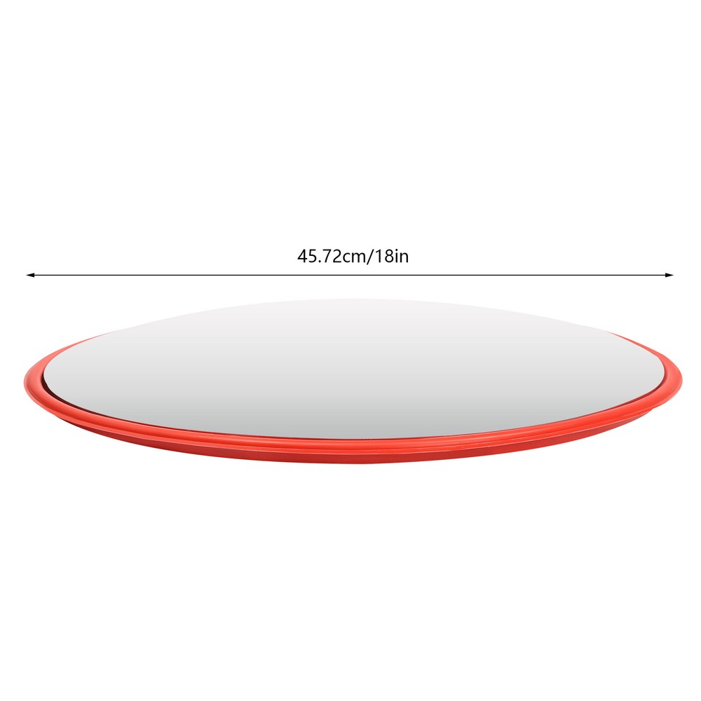 18"/45cm Security Mirror PC Convex Traffic Parking Wide Angle Safety Mirror