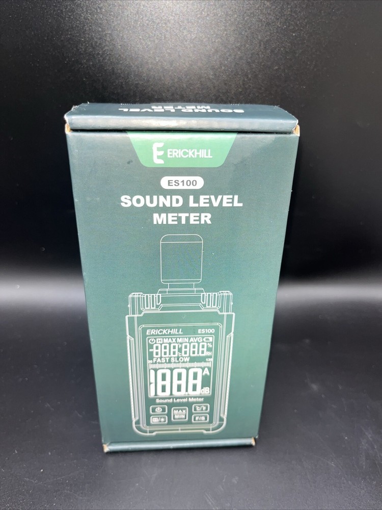 Sound Level Meter Decibel Meter Portable ERICKHILL ES100