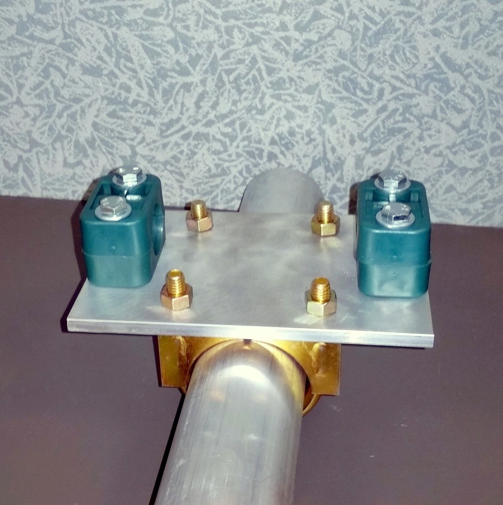 Yagi Antenna Plates 2" Boom to 1/2" Element