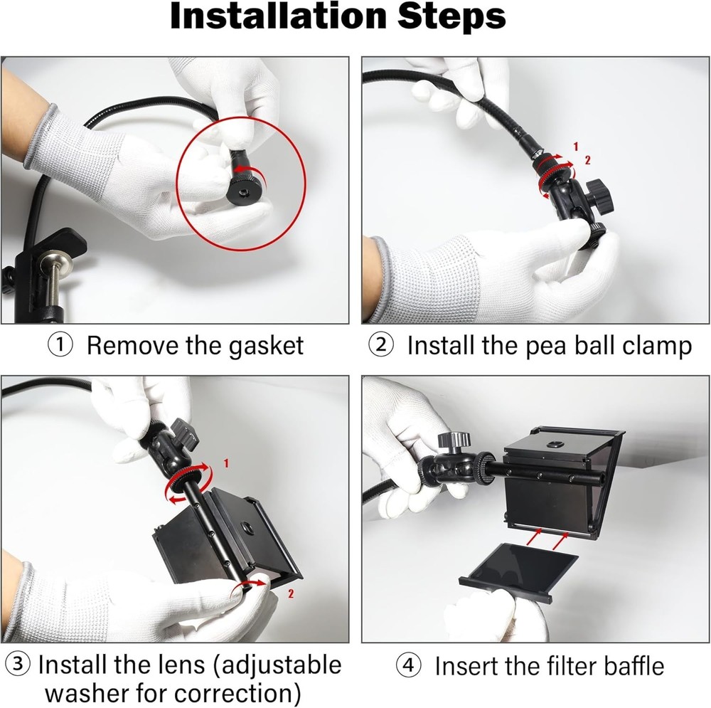 Camera Lucida Drawing Tool,Multi-Angle Fixture,Adjustable Pea Jig Projector Can