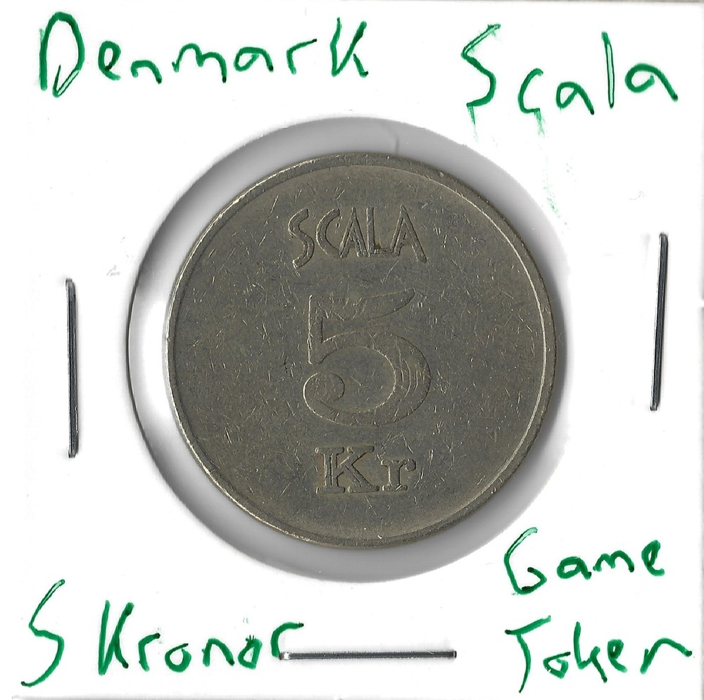 Game Token Denmark Scala 5 Kronor