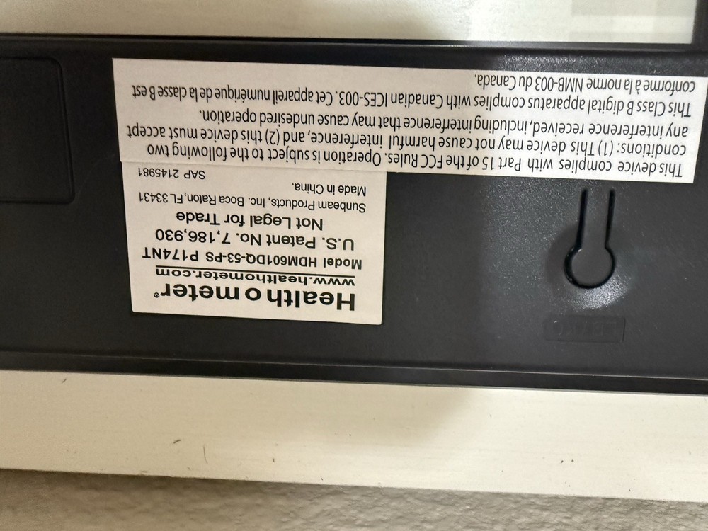 Health-O-Meter Digital Bathroom Scale