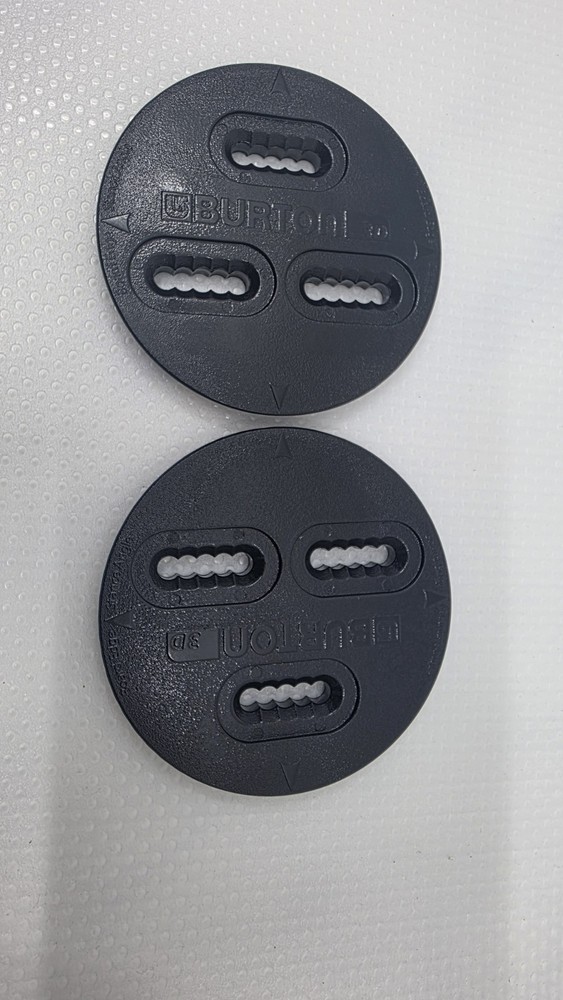 Burton 3D Binding Mounting Discs Black