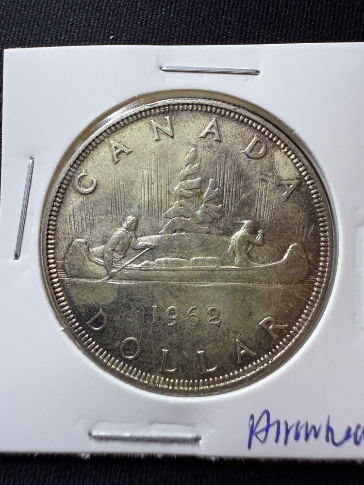 1962 ArrowHead Canada Silver Dollar Coin