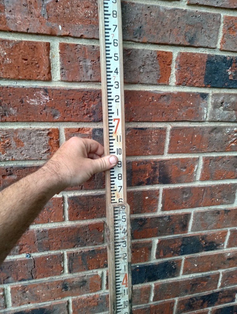 Large MEASURING STICK DEPTH FINDER