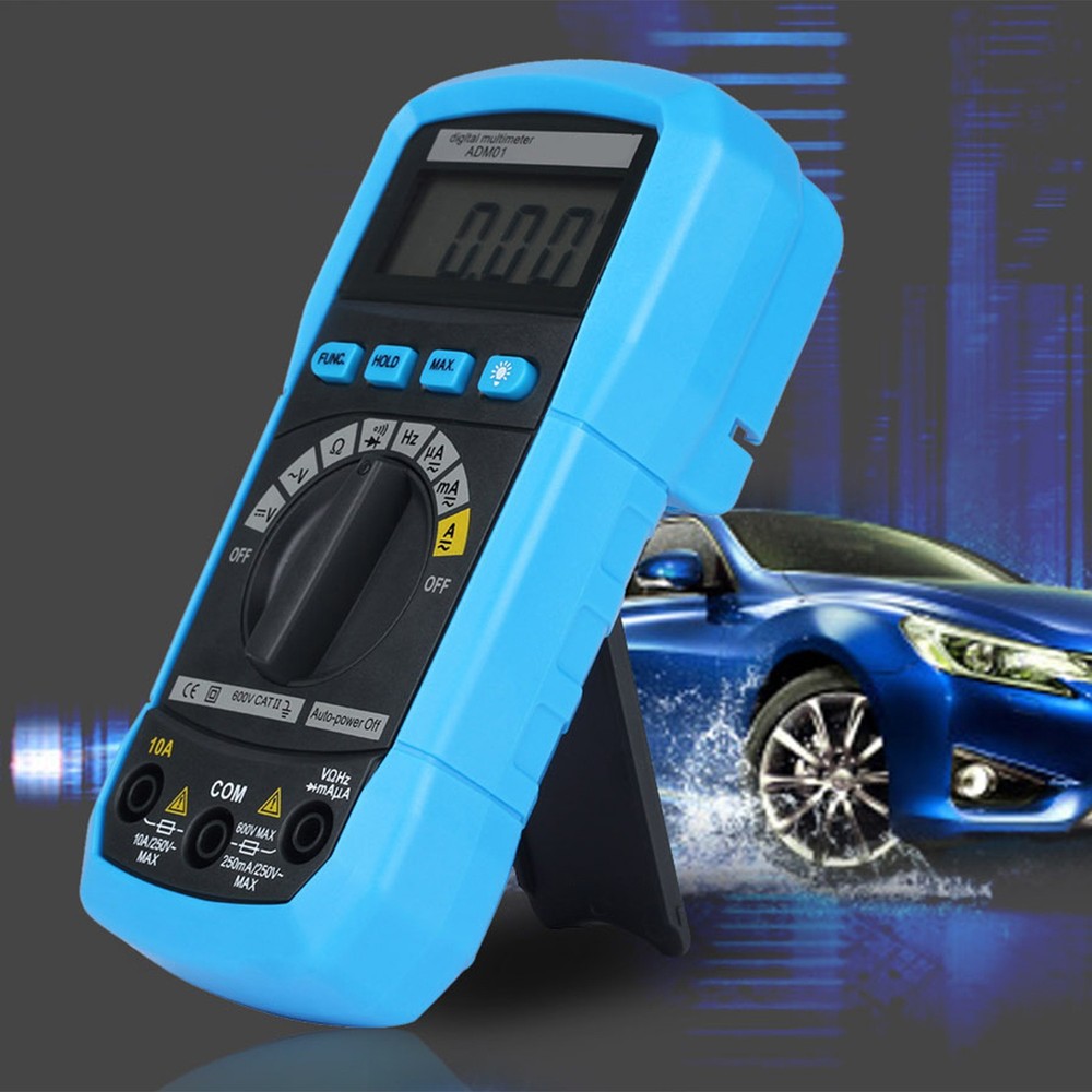 ADM01 DMM Digital Multimeter Hand-held LCD Display Auto Range AC/DC ITOM