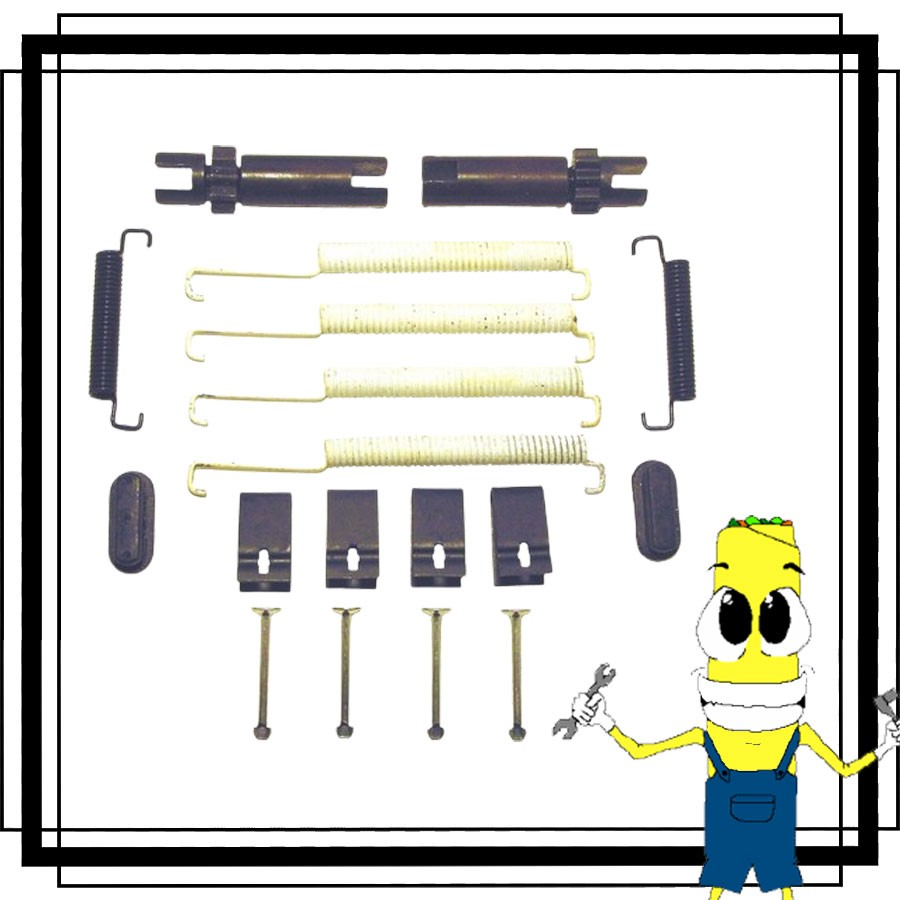 Complete Rear Parking Brake Hardware Kit for Ram 1500 2011-2018