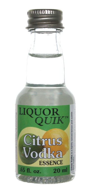 Liquor Quik Natural Vodka Essence 20 mL (Citrus Vodka)