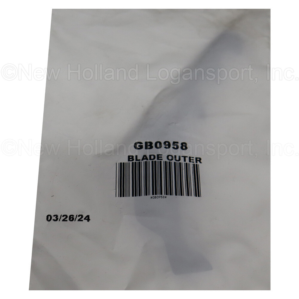Kinze Outer Blade Part # GB0958