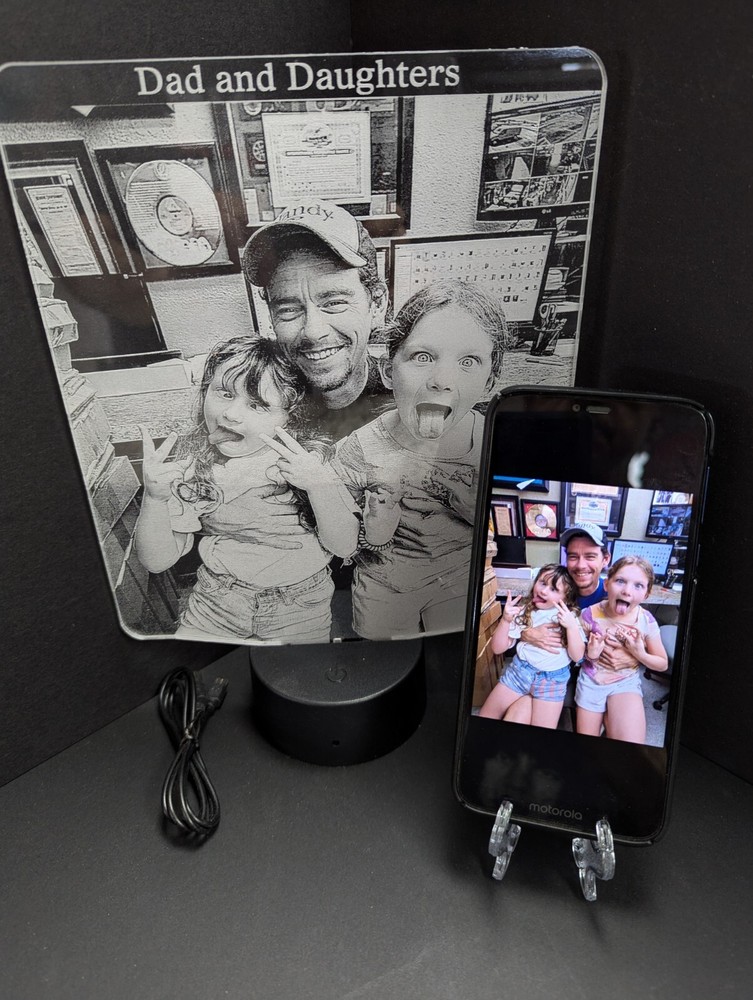 Custom with your Photo and Message Large Customizable L.E.D. Sign Display