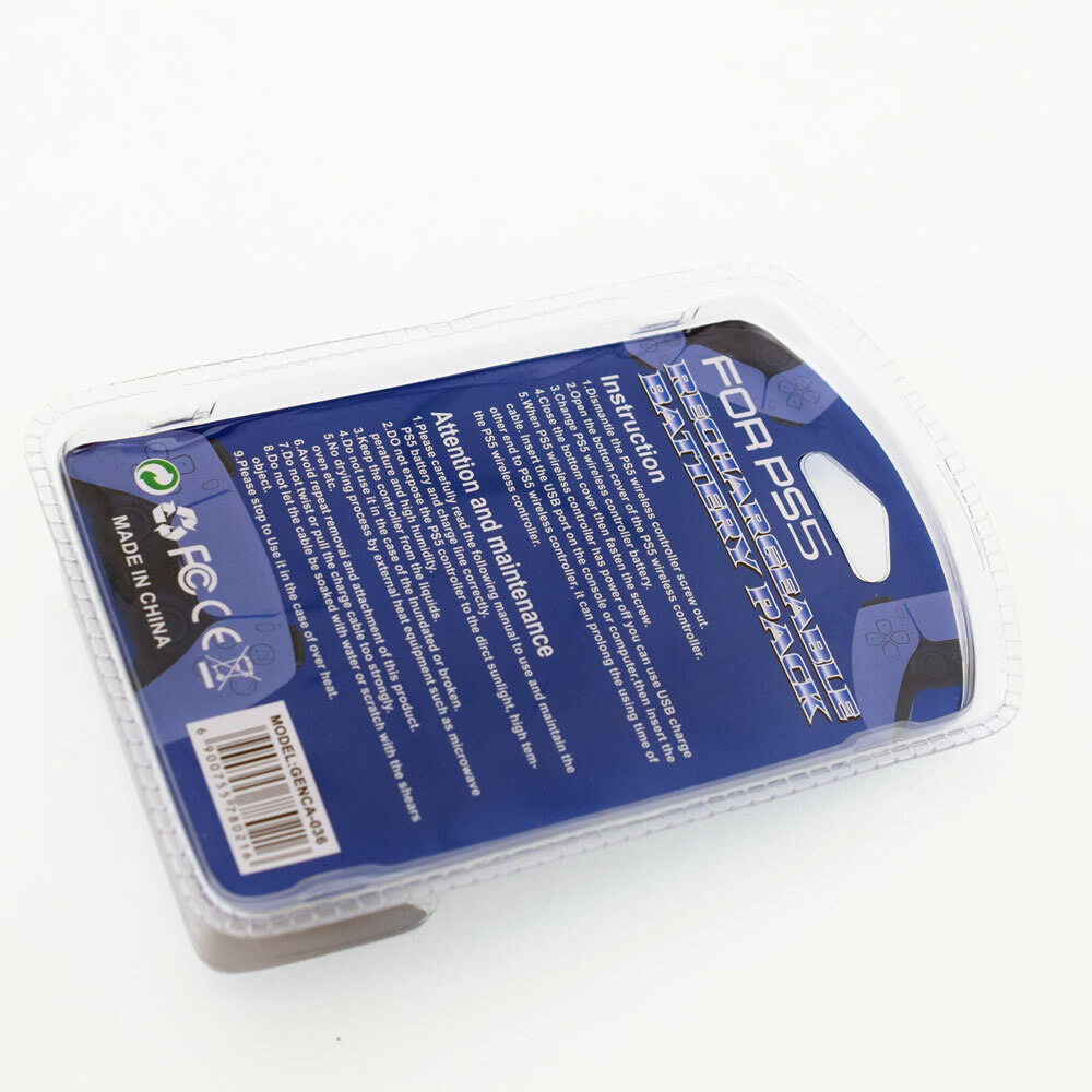 2000mAh Battery Replace For Sony PS5 PlayStation 5 Controller+USB Charging Cable