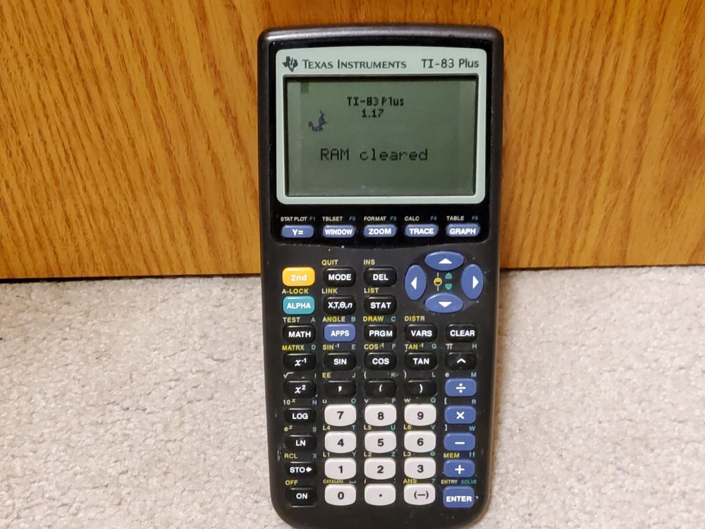 Texas Instruments TI-83 Plus Graphing Calculator Tested Works Grade B Condition