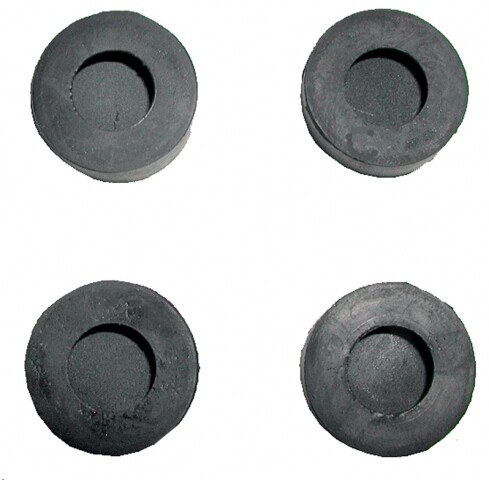 1956-1962 Corvette Bumper Upper Window Stop 4 Pieces