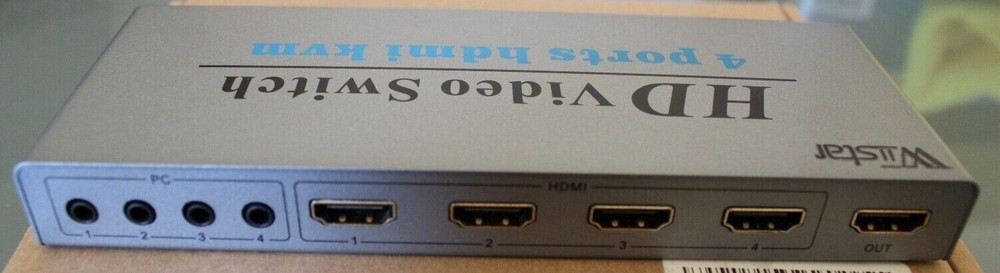 WIISTAR HDMI KVM Switch 4K