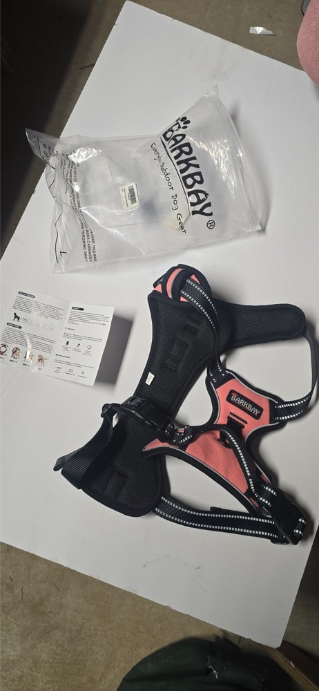 BARKBAY No Pull Dog Harness Front Clip Heavy Duty Reflective Easy Control Handle