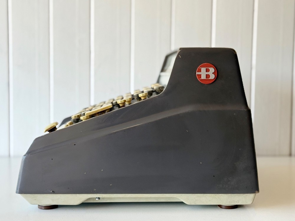 Burroughs Adding Machine Vintage Calculator – Antique Office Machine