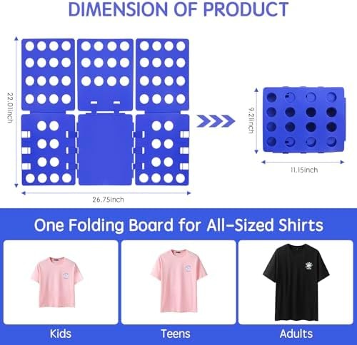 T Shirt Folder Clothes Folding Board Laundry Organizer Easy Fast Folding