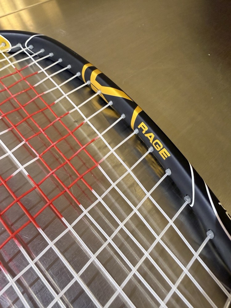 Wilson K Factor Rage Squash Racket – KFactor NanoTechnology Black And Gold