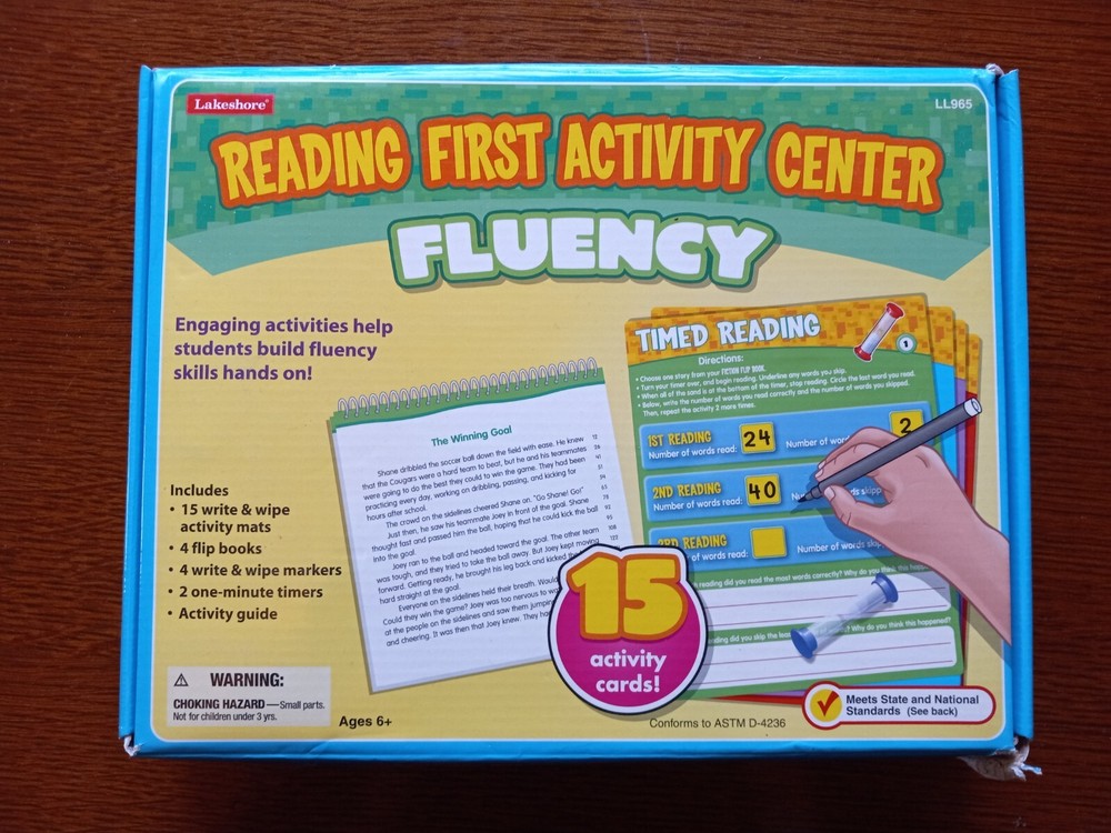 Lakeshore Learning Reading First Activity Center Fluency