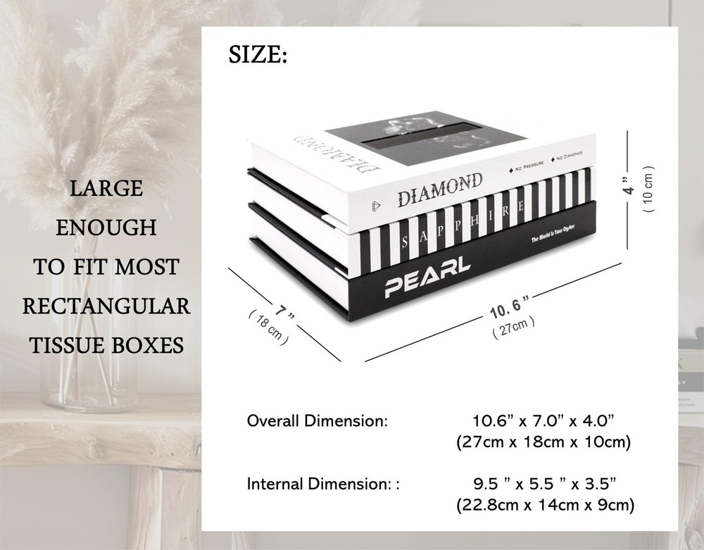 Tissue Cover Rectangle - Functional Decor Chic Modern Tissue Cover – Rectangu...