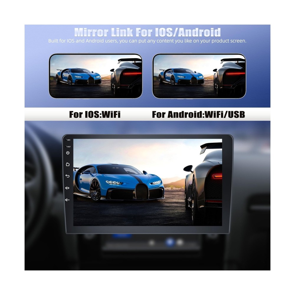 4 Core 2+64G Android 15 Car Stereo for Jeep Compass 2017-2020 with Wireless C...