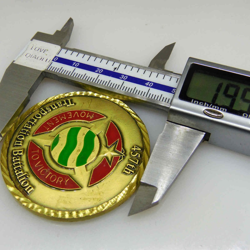 457TH TRANSPORTATION BATTALION COMMAND TEAM CHALLENGE COIN