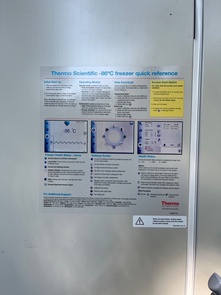 Thermo Scientific Revco UXF Freezer