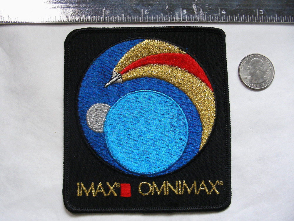 Original STS Space Shuttle IMAX OMNIMAX Patch NASA