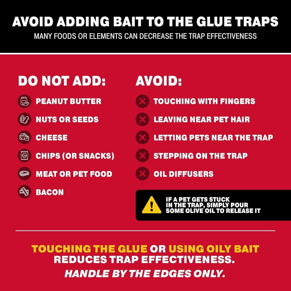 Max-Catch 72pk Mouse & Insect Glue Trap
