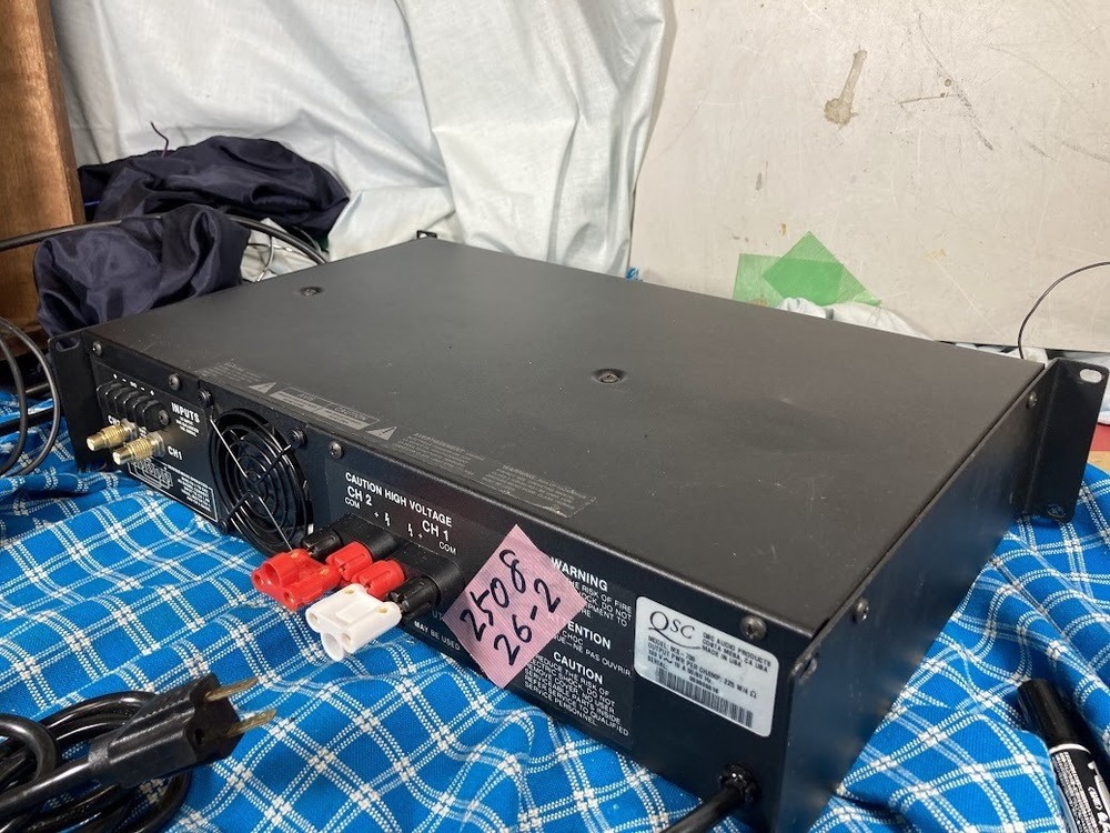 Qsc Mx-700 Power Amplifier Home Use Tested