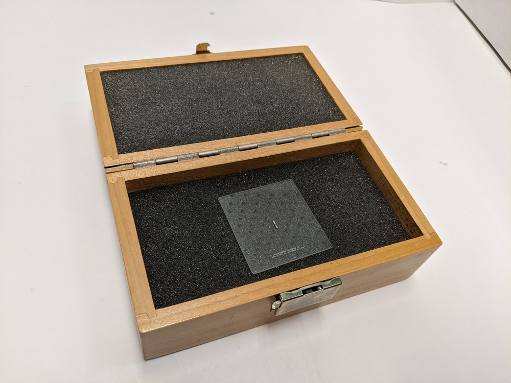 Chrome-On-Glass Rectangular Aperture 1x5mm Test Target ~50mm Plate