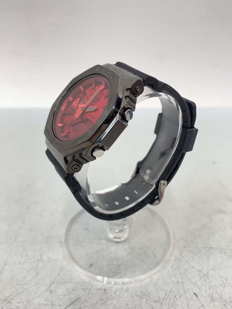 CASIO Quartz Watch G SHOCK Digital Analog Rubber RED BLK