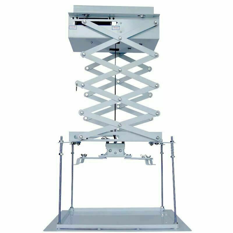 1M Projector Bracket Motorized Electric Lift Projector Lift with Remote Control
