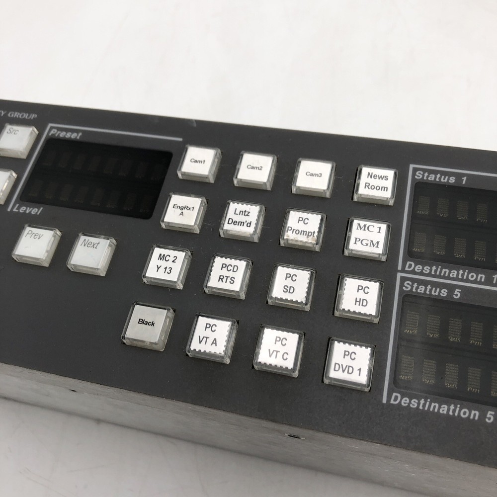 USED Grass Valley Encore/Prelude PMB Control Panel POWER TESTED READ B