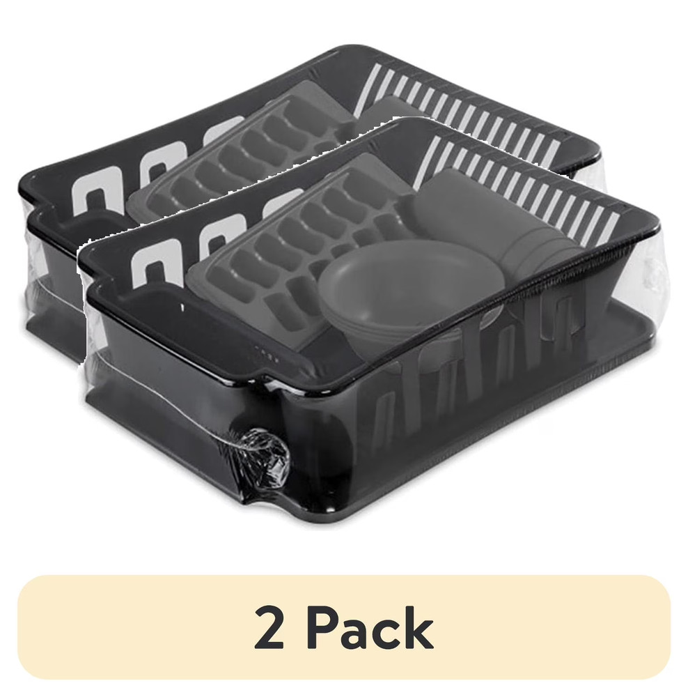 (2 Pack) Sterilite 12 Piece Kitchen Set, Includes Sinkset, Bowls,