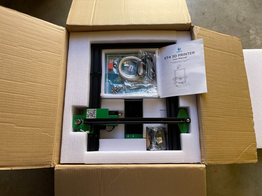 3D Printer ET4 LABISTS Auto Leveling Touch Screen 220x220x250mm New No Returns