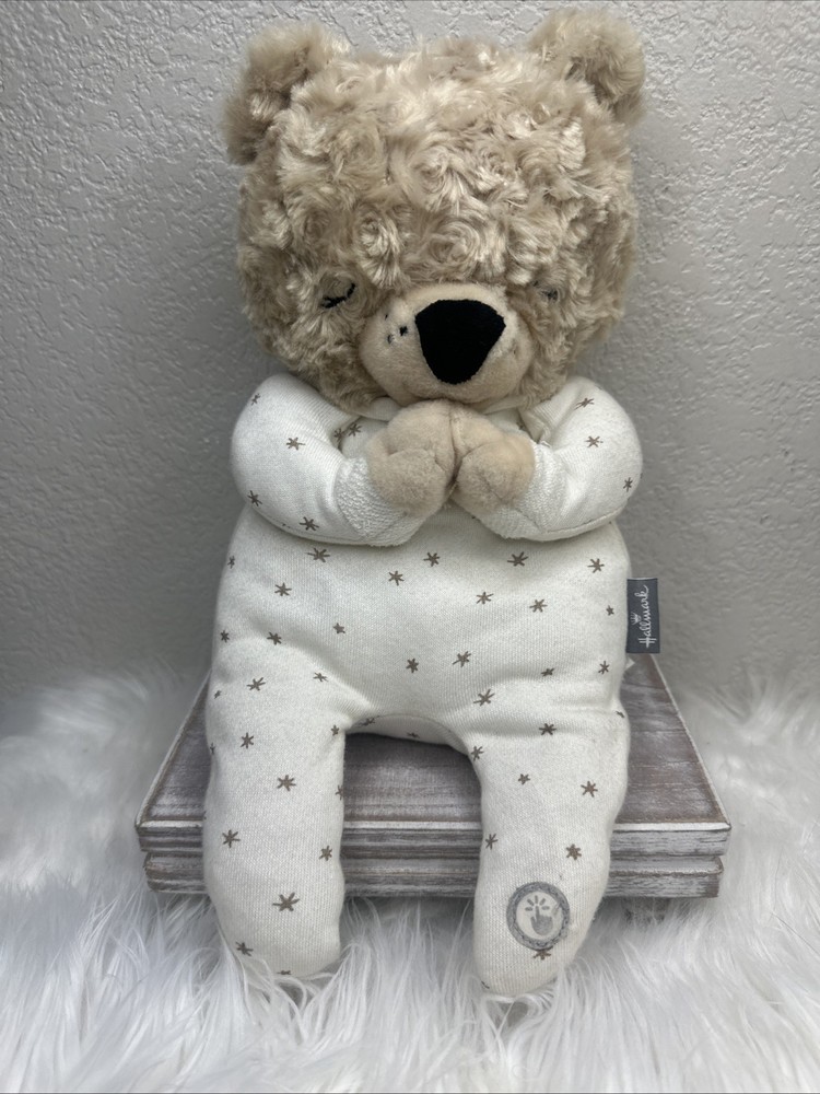 Hallmark Recordable Prayer Bear Plush TESTED WORKS FAST SHIPPER