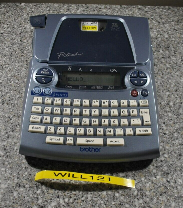 Brother Label Maker P-Touch Deluxe Label Maker PT-1880+ Tested Working