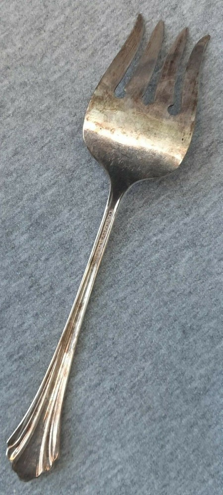 Vintage Oneida Community Cold Meat Serving Fork ~ Unknown Pattern