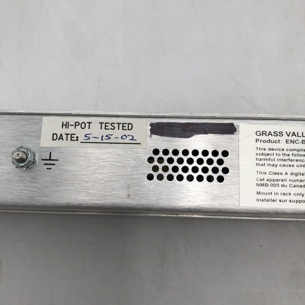 USED Grass Valley - Encore BPS Control Panel POWERS ON AS IS PARTS READ H