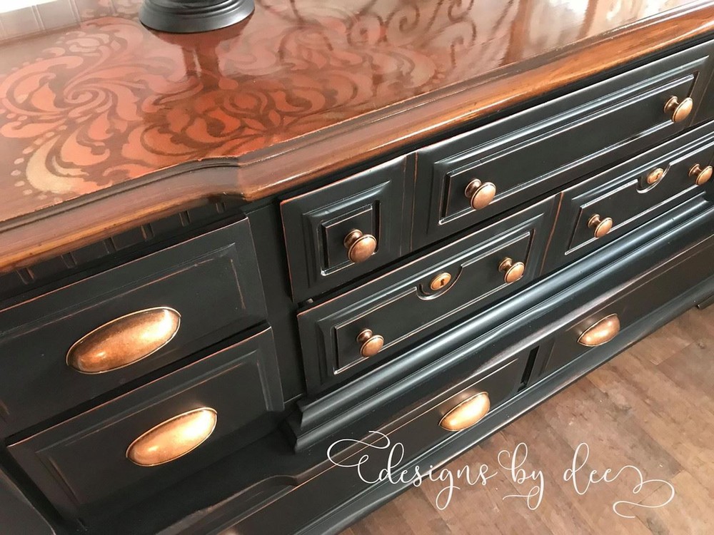 2-1/2" or 3" Dual Mount Cup Pull Antique Copper