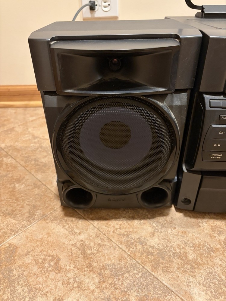 Sony MHC-EC709iP System CD AM-FM iPod Dock Stereo System Tested Works