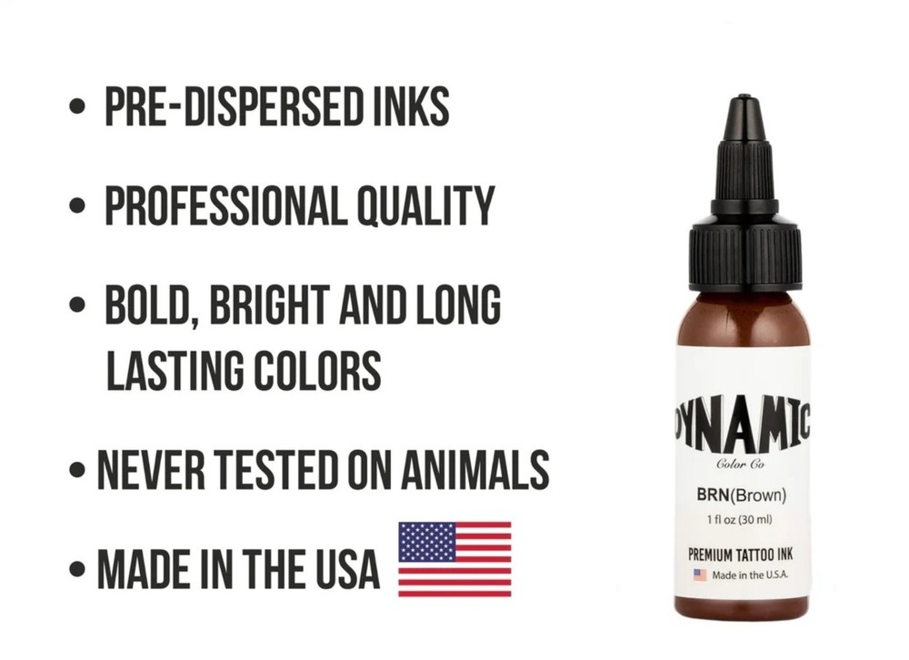 Dynamic Tattoo Ink Brown
